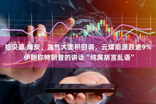 拾贝赢 煤炭、油气大面积回调，云煤能源跌逾9% 伊朗称特朗普的讲话“纯属胡言乱语”